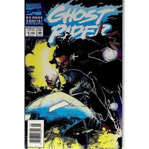 Marvel Comic Ghost Rider Annual‎ #1 1st Night Terror Newsstand 1993